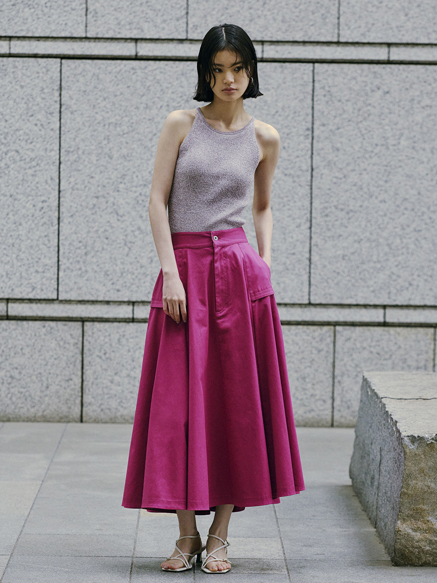 FRAY I.D｜Dickies】チノフレアスカート(ロングスカート)｜スカート