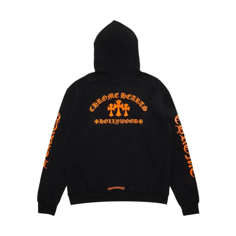 Chrome Hearts Orange King Taco Hoodie Black | Parallel