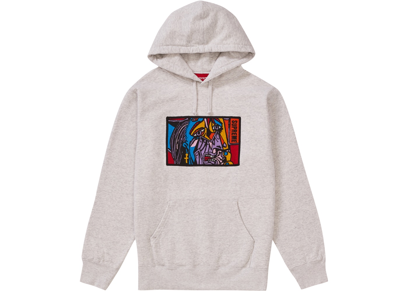 Supreme Chainstitch Hooded Sweatshirt Ash Grey