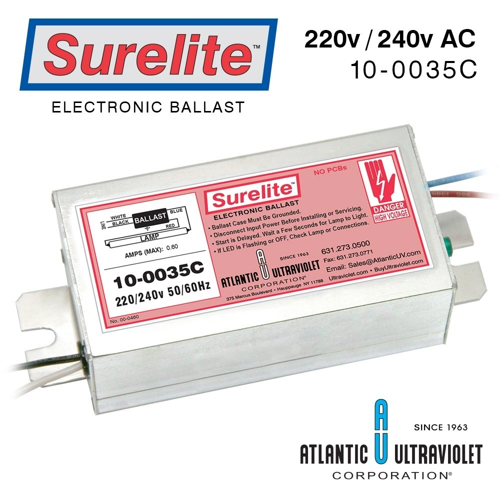 Surelite Ballast 10-0035C - 230vAC For Instant Start / Preheat Lamps