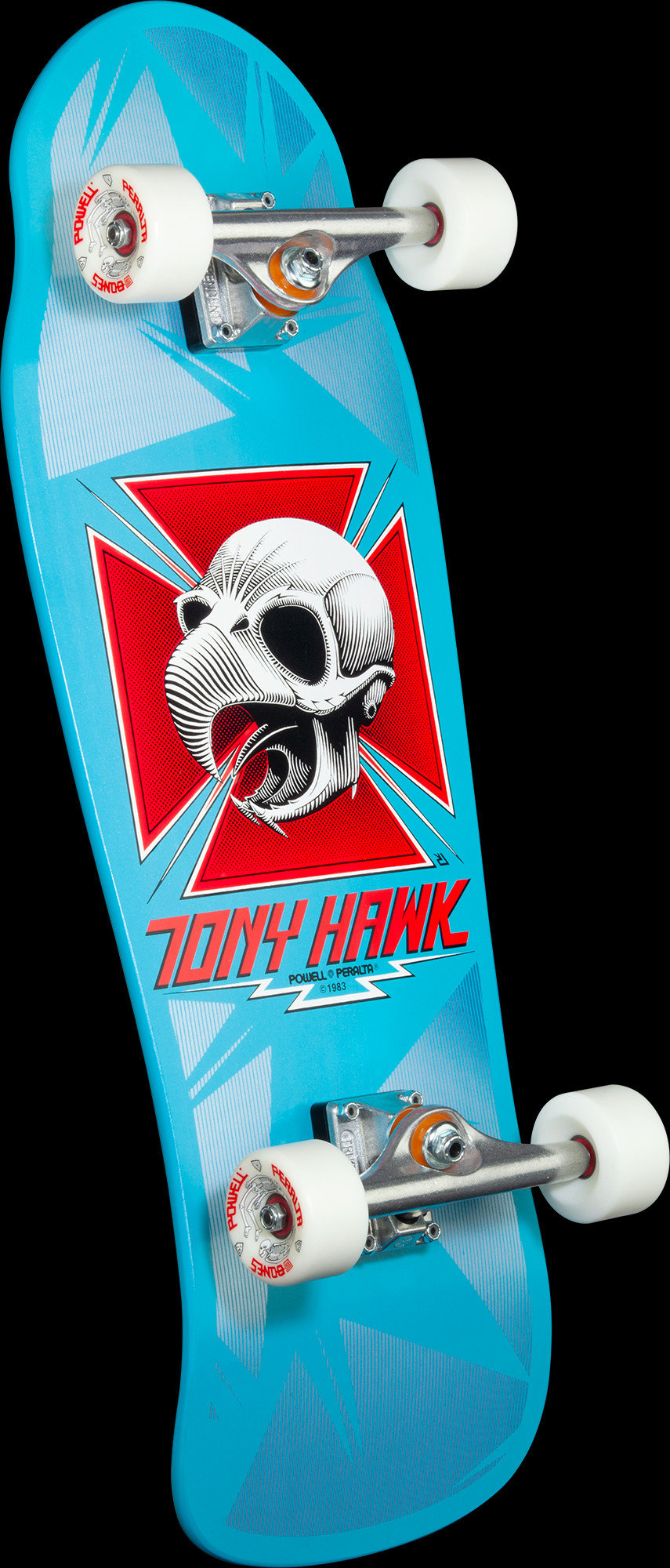 Bones Brigade Tony Hawk Series 9 Skateboard Complete Light Blue