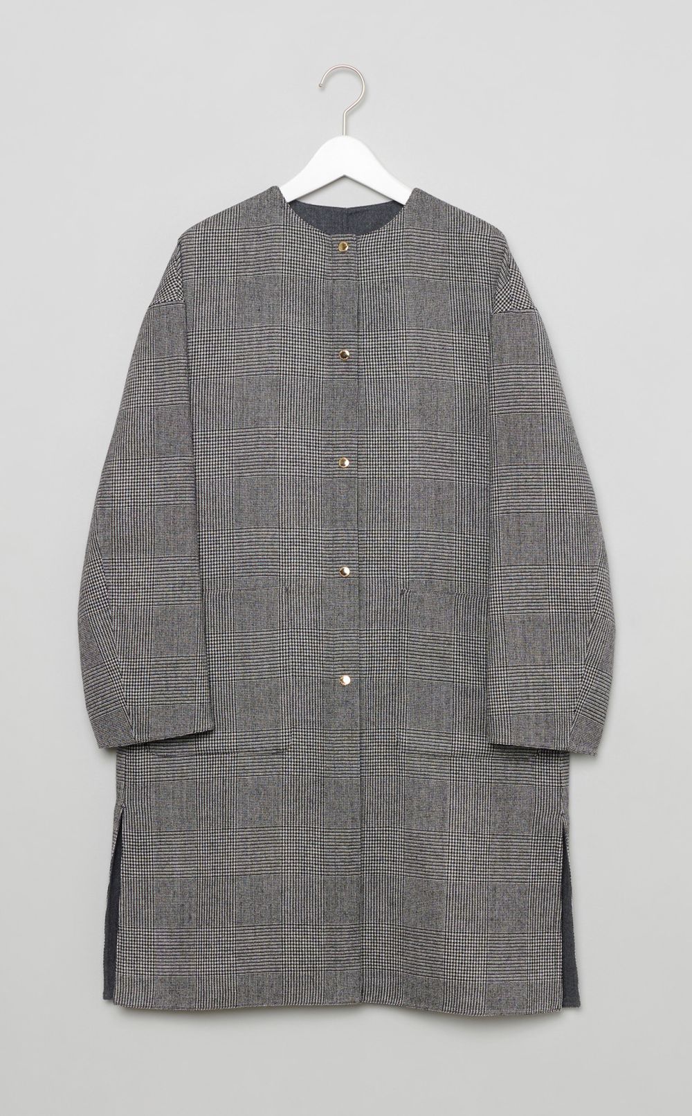 MACKINTOSH PHILOSOPHY｜ノーカラーリバーシブルコート