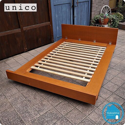 yr】unico セミダブルベッド unico (ウニコ) セミダブルベッド