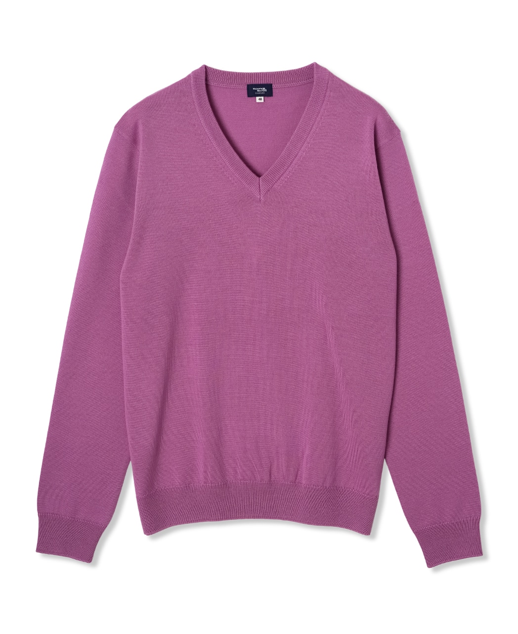 Vネックセーター(12ゲージ）(50 パープル): メンズ｜メーカーズシャツ
