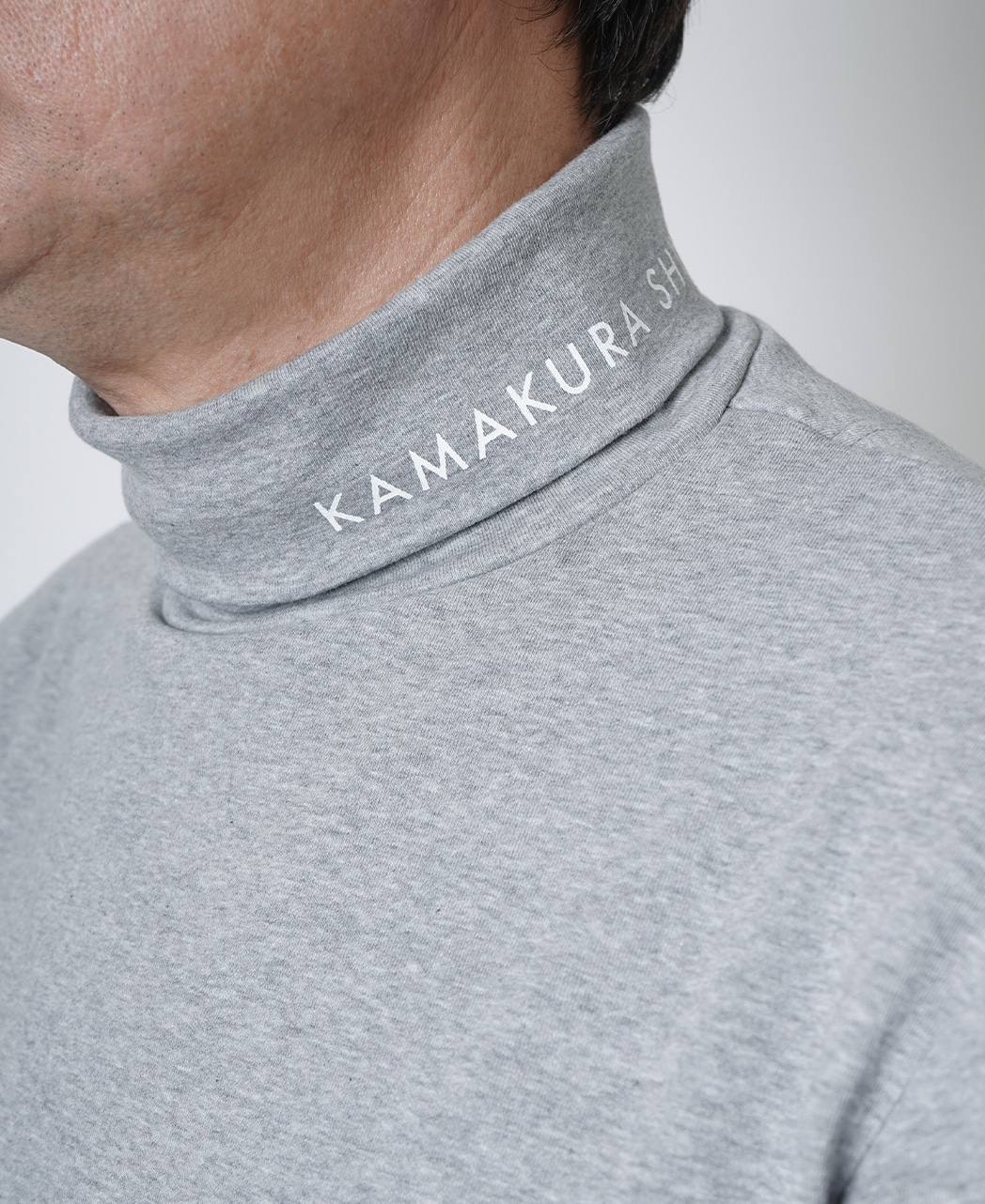 MARK & LONA タートルネックシャツ グレー 冬用 タートルネック