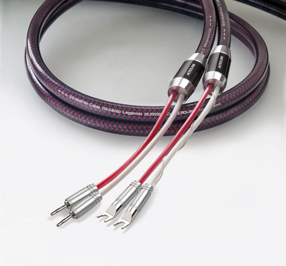 ACROLINK、スピーカーケーブルのフラッグシップ「7N-S8000 Leggenda