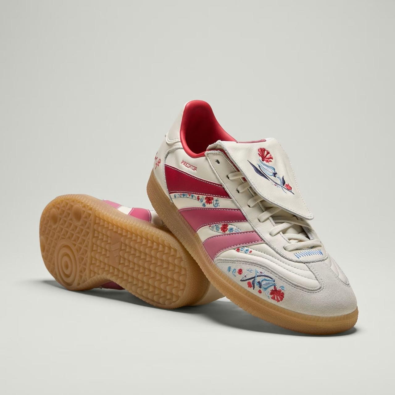 adidas、「The Football Gal」との“刺繡”コラボスパイクが登場