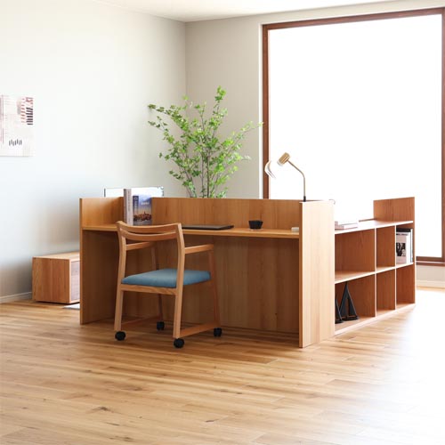 府中家具 若葉家具 Maai 間合 ワークデスク 国産家具 無垢 ワーク