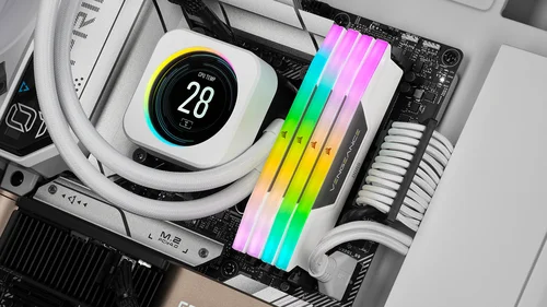 VENGEANCE® RGB 96GB (2x48GB) DDR5 DRAM 5600MHz C40 Memory Kit — Black