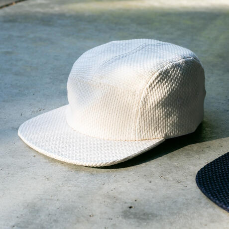 Camp Hat - Monster Sashiko Natural | Gustin Accessories Hats