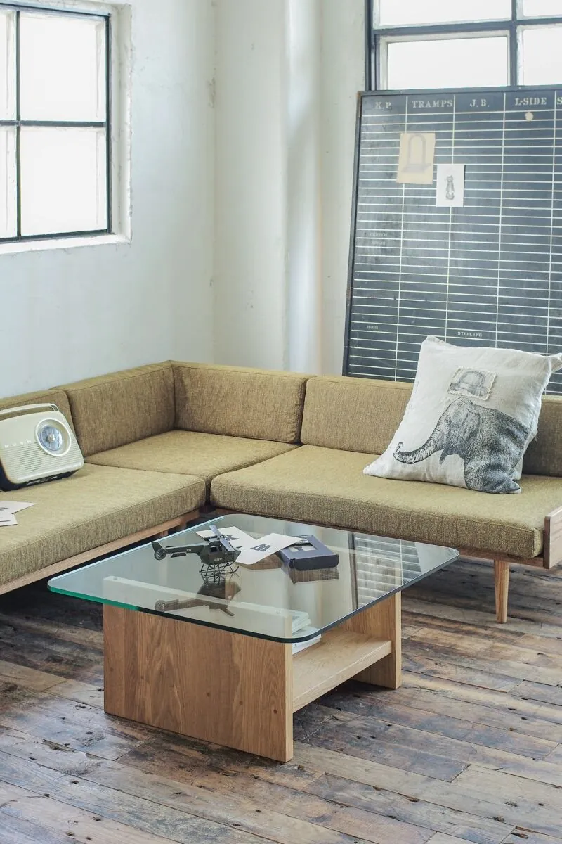 MOMO NATURAL | モモ ナチュラル - オフィシャルサイト GLASS LOW TABLE SQ
