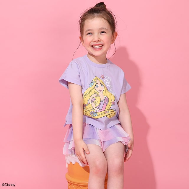 ディズニー プリンセス / Tシャツ&ショートパンツ セットアップ 0474K