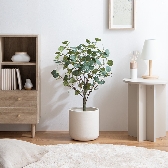 g162010]【高さ85cm】Nature 光触媒人工観葉植物 ユーカリ 観葉植物