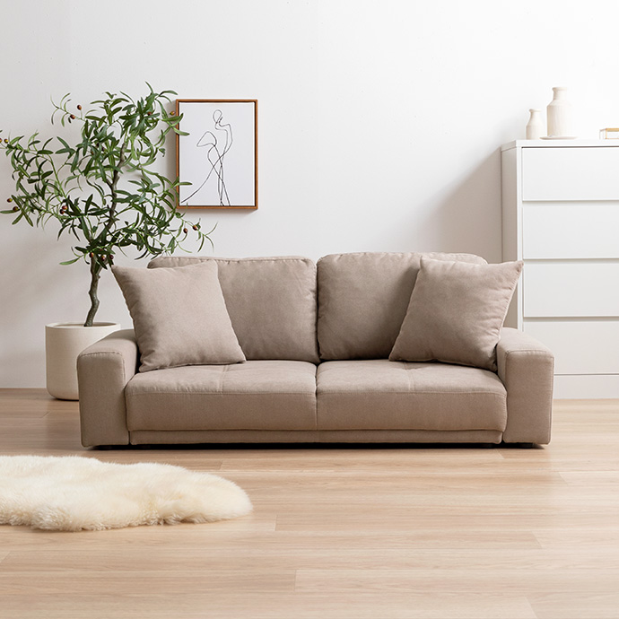 g118032]【幅130cm】2人掛けローソファ ローソファー・フロアソファー