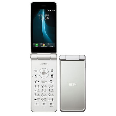 SIMロック解除済】SoftBank AQUOS ケータイ2 601SH ホワイト|中古