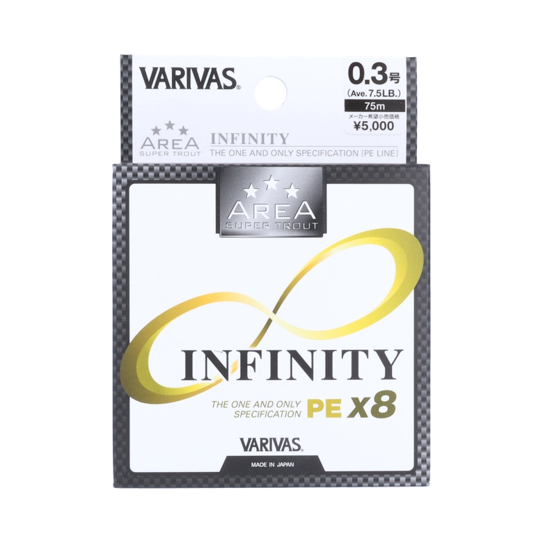 VARIVAS スーパートラウト エリア インフィニティ PE X8 0.2号/5.6lb