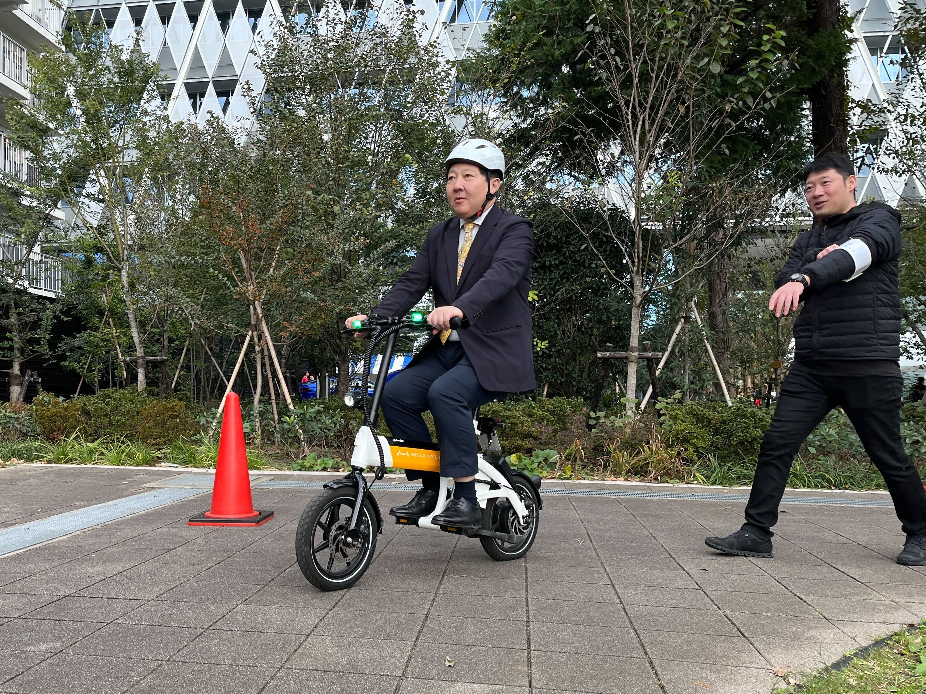 なかのエコフェア2024で電動サイクルおよび移動用小型車の試乗会を実施