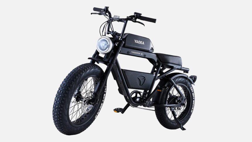 YADEA、電動アシスト自転車「TRP-01」発売。安定感の高い極太タイヤを