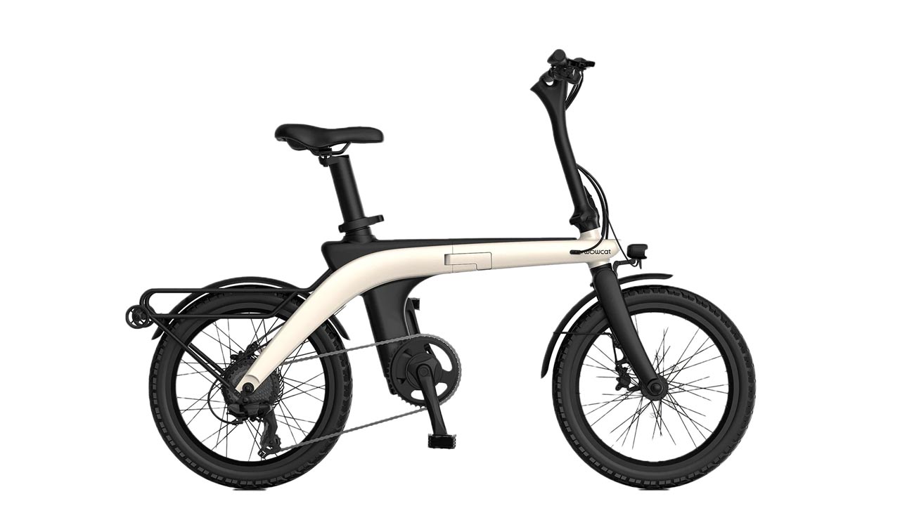 新型の折りたたみ式電動自転車「Wowcat C1」、スタイリッシュな