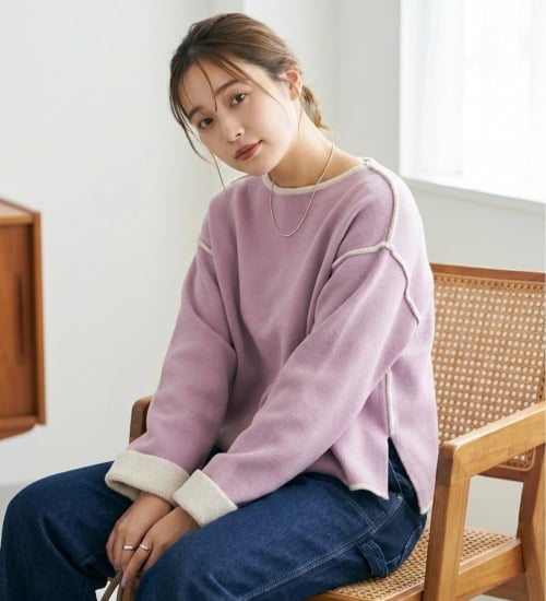 売り尽くしSALE】3WAY モヘアニット【アウトレット店舗・WEB限定商品