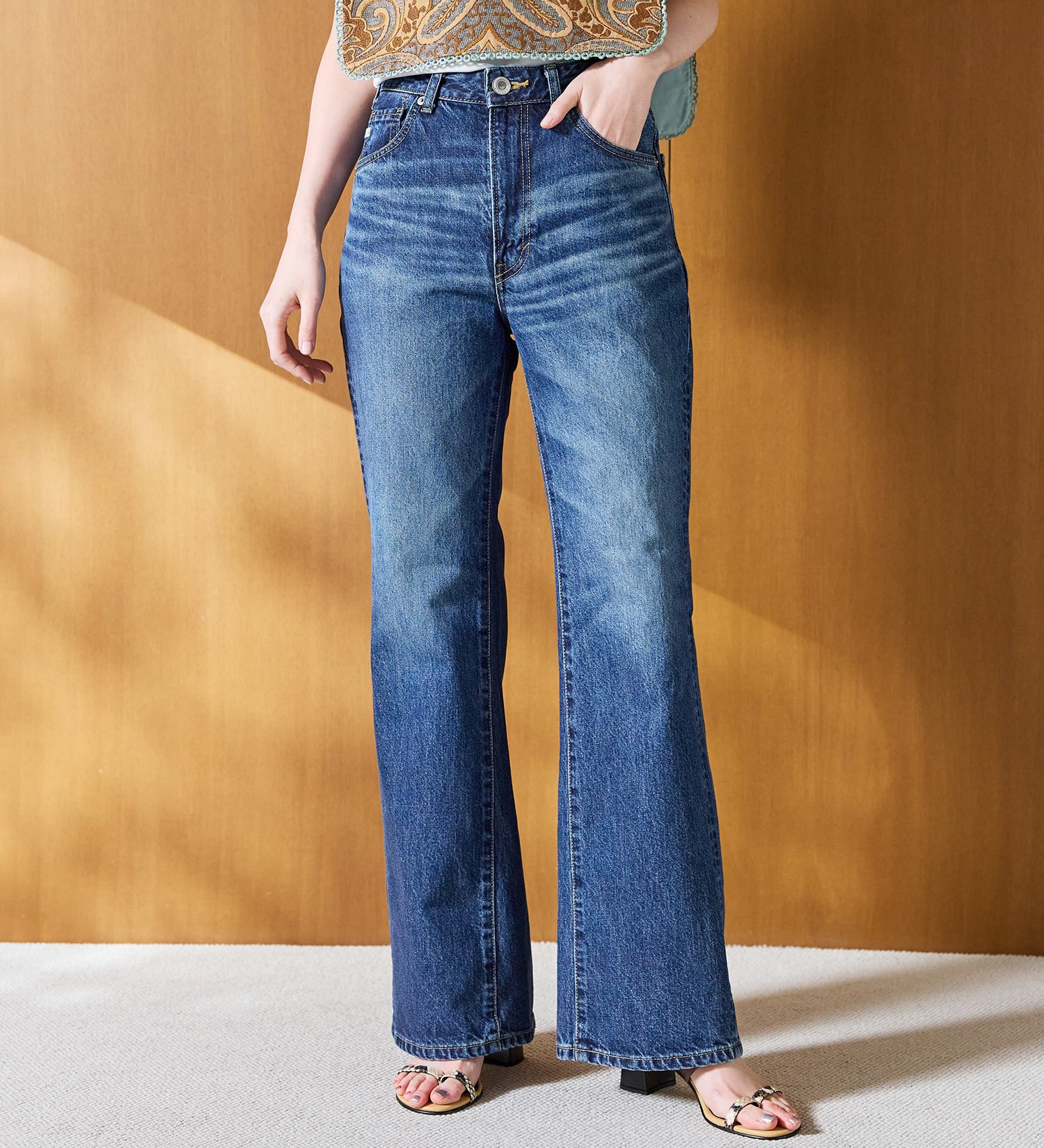 whoverフレアデニム WHOVER Star Jeans whover supplier star jeans