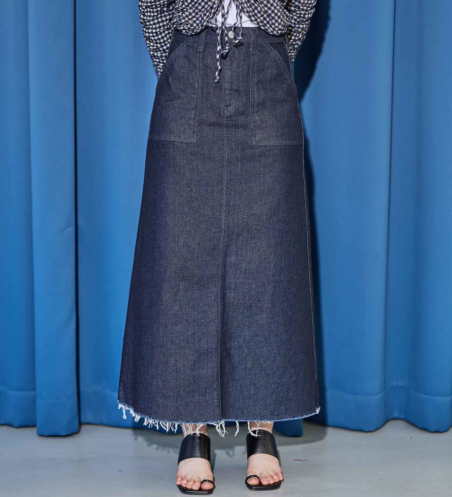 売り尽くしSALE】SOMETHING ベイカーロングスカート|SOMETHING|サムシング