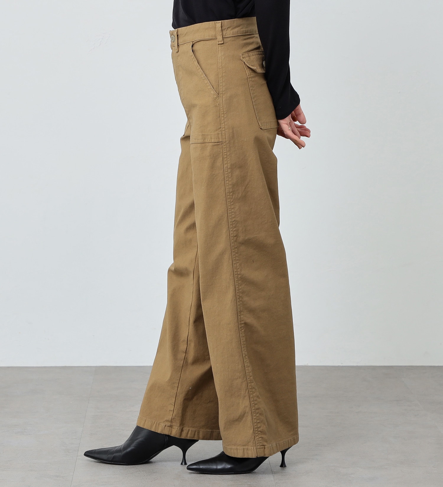 期間限定SALE】SOMETHING ベイカーワイドパンツ|SOMETHING|サムシング