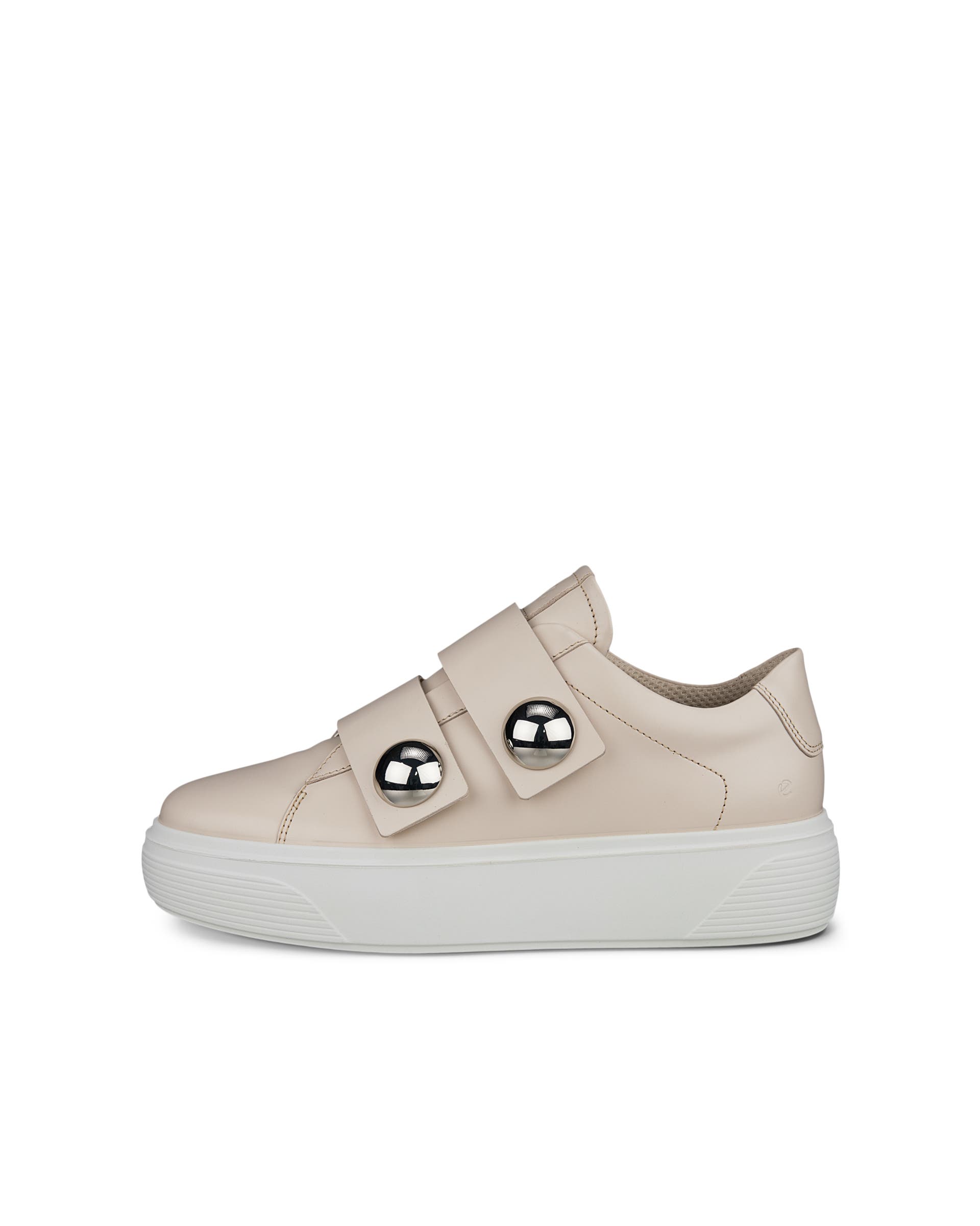 ECCO Street Platform ウィメンズ レザースニーカー | ベージュ