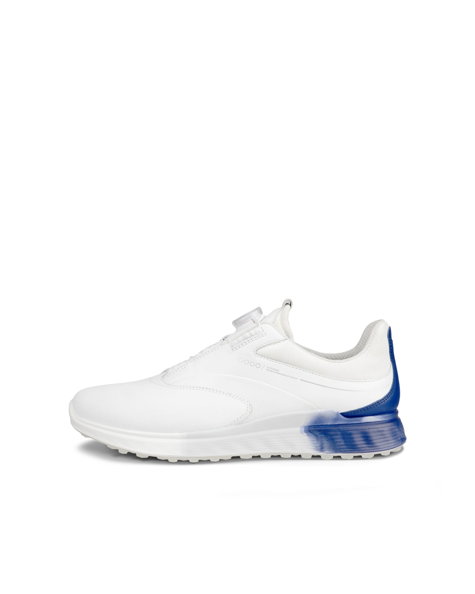 ECCO Golf S Three BOA メンズ レザーGore-Texゴルフシューズ | ホワイト