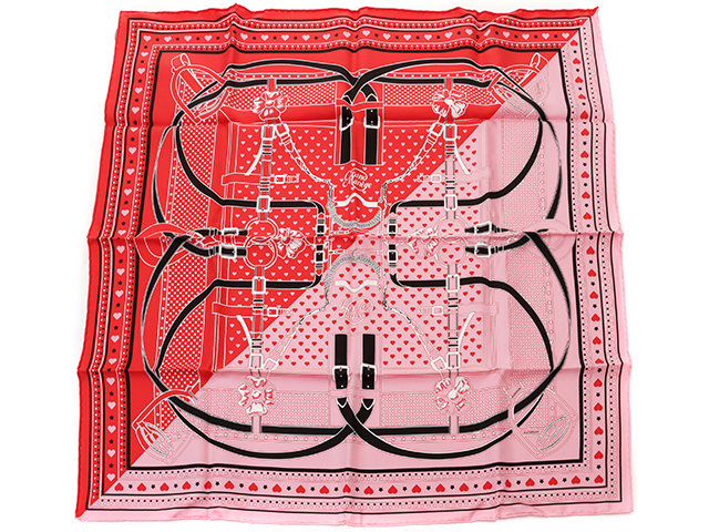 HERMES・エルメス・スカーフ・カレ70・スウィンギングサンジェルマン