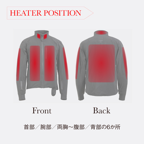 Heat Master 12Vヒートインナージャケット アーバンタイプ 7AMP LIDEF