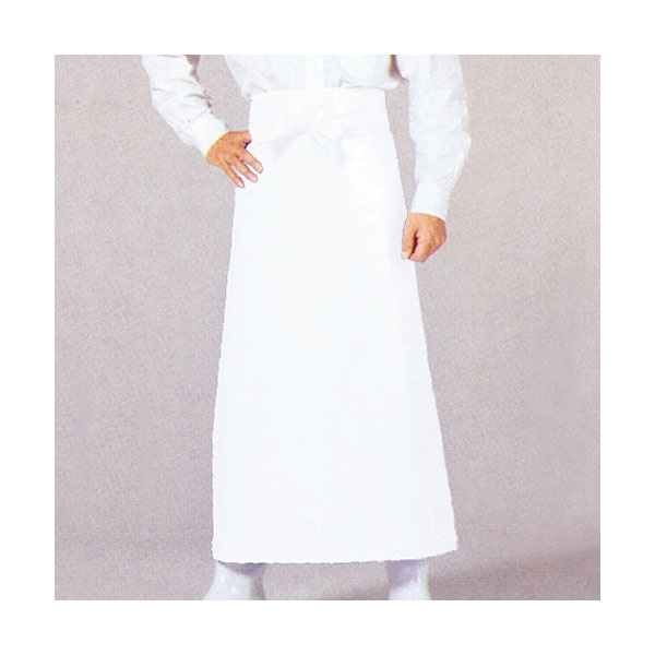 マイティクロス エプロン E1002－0 ホワイト L | 【ミドリ安全