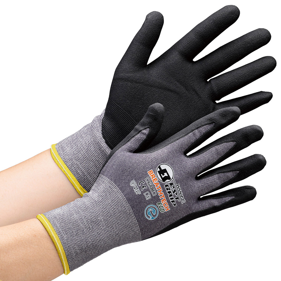 一般作業用手袋 ブレステックECO NJJ5366 LL | 【ミドリ