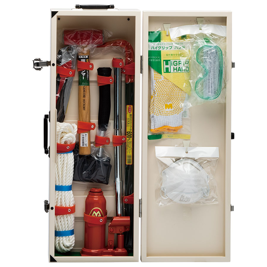 未使用品】緊急防災工具セット 高圧ガス容器運搬車両必携品 小池酸素