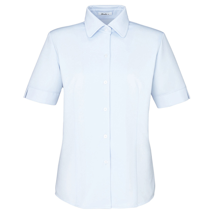 半袖ブラウス RB4542－6 ブルー （5～21号）| 作業服・作業
