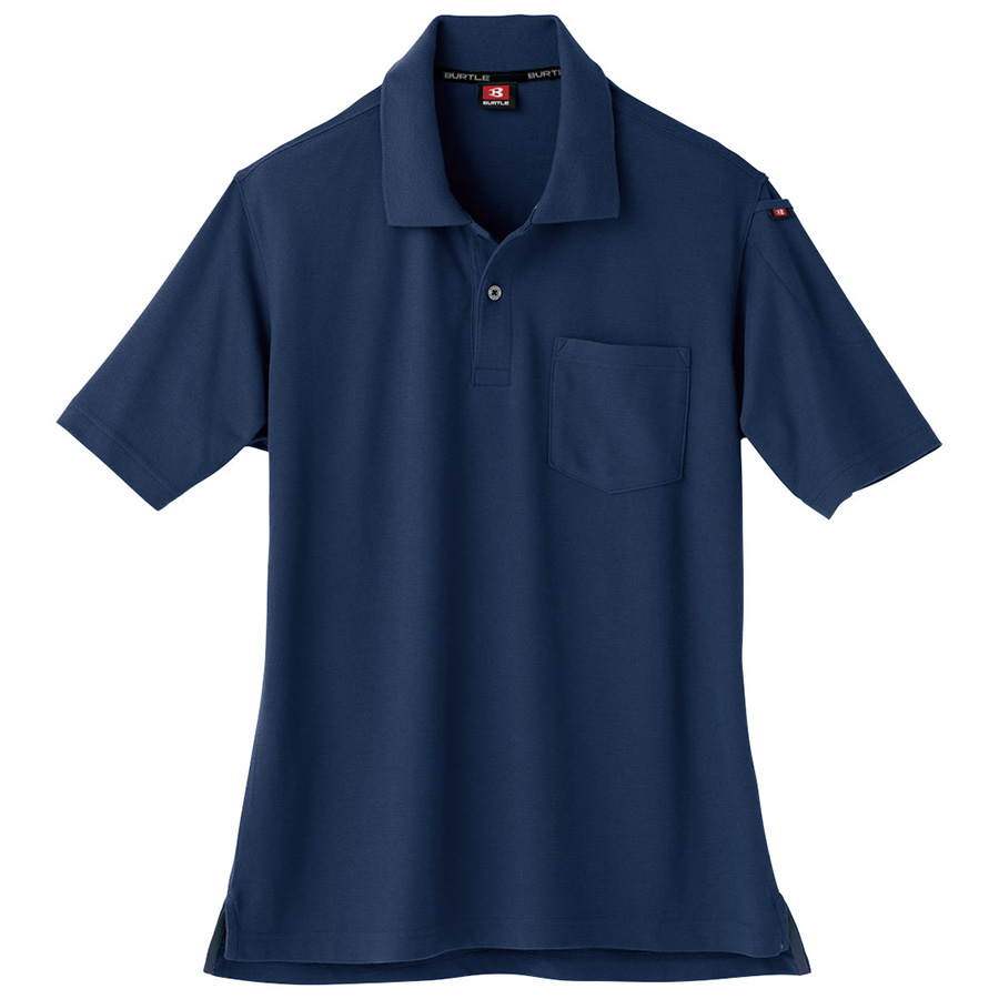 半袖ポロシャツ ユニセックス 507－3 ネイビー （SS～3L