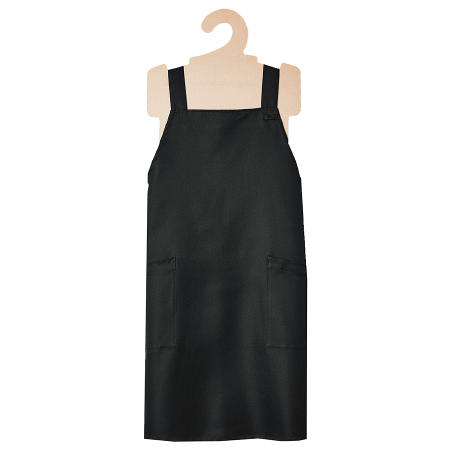 後ろクロスエプロン 5222 00 ブラック| 作業服・作業着