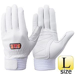 トンボレックス 牛革製手袋 CS－302W 中厚タイプ ホワイト SS