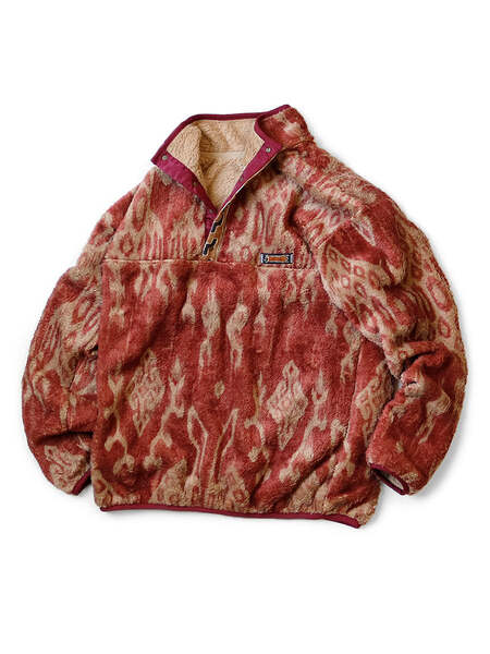 Kapital Java Kasuri Fleece Snap sweater | eBay