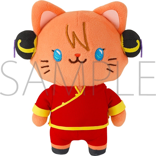 銀魂 withCATアイマスク付きぬいぐるみキーホルダー 神楽: キャラ
