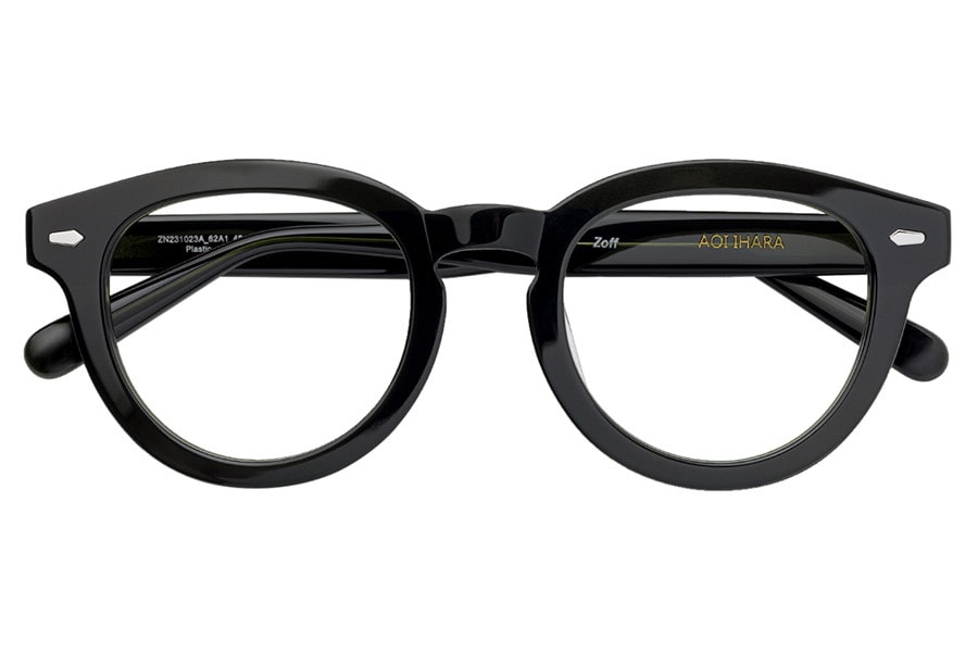 Zoff｜AOI IHARA ボストン型セルフレーム/ダークグリーン（ZN231023