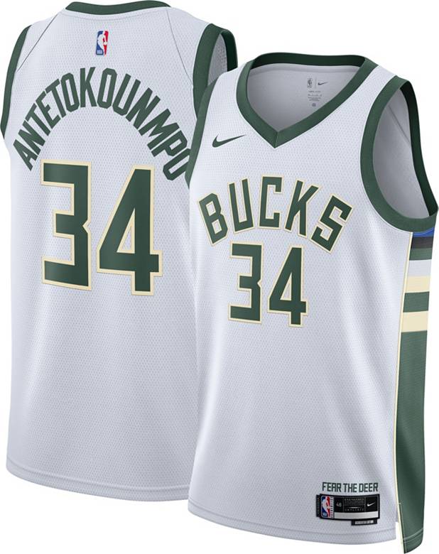 Nike Adult Milwaukee Bucks Giannis Antetokounmpo #34 Swingman