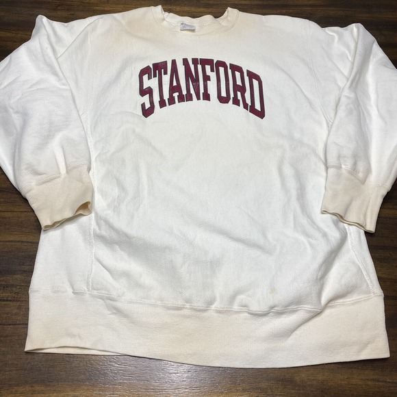 Vintage 80s Champion Reverse Weave Stanford University Sweatshirt
