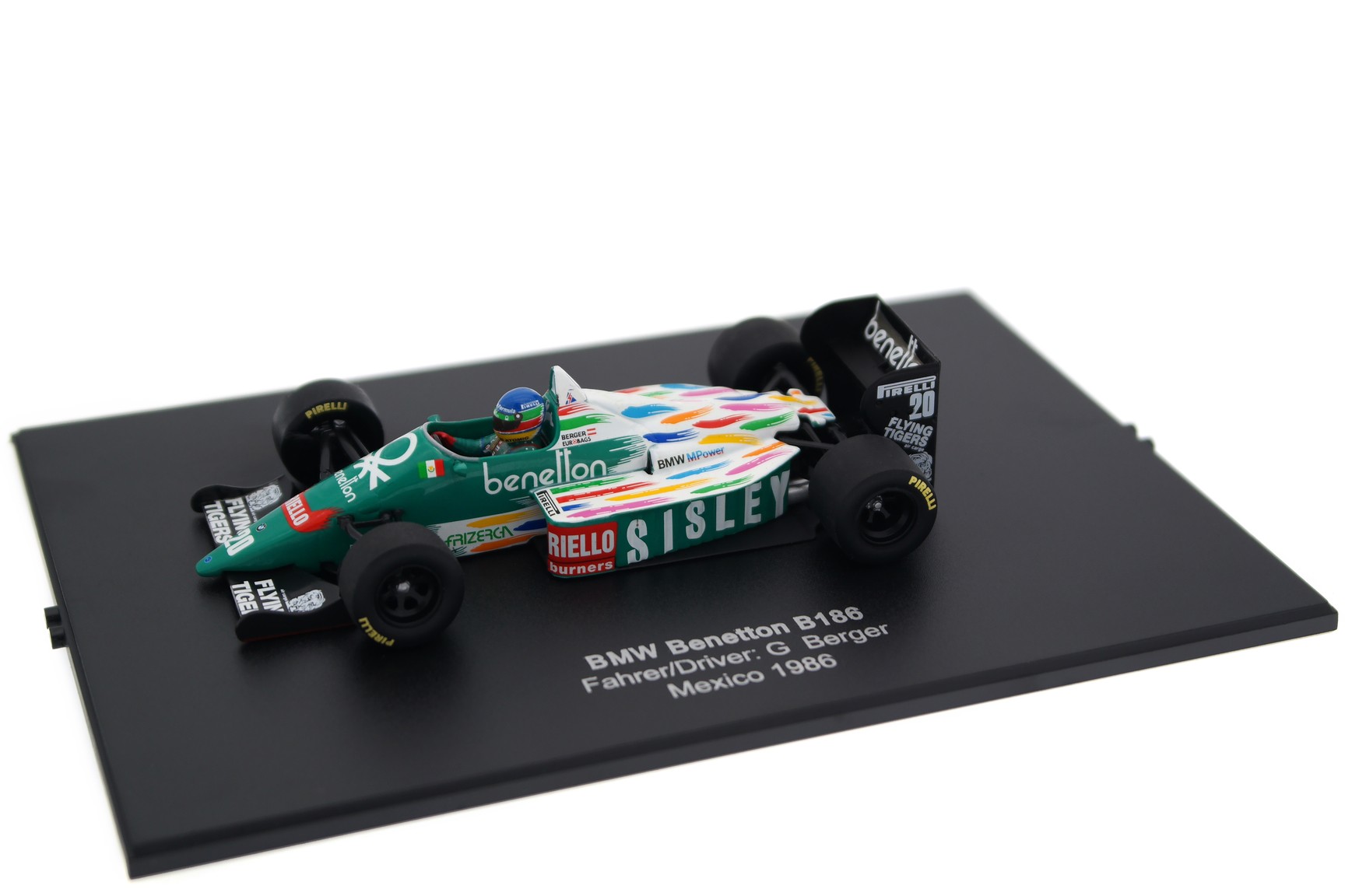 ベネトン B186 G.ベルガー 1986 1/18 MINICHAMPS Benetton B186 1986