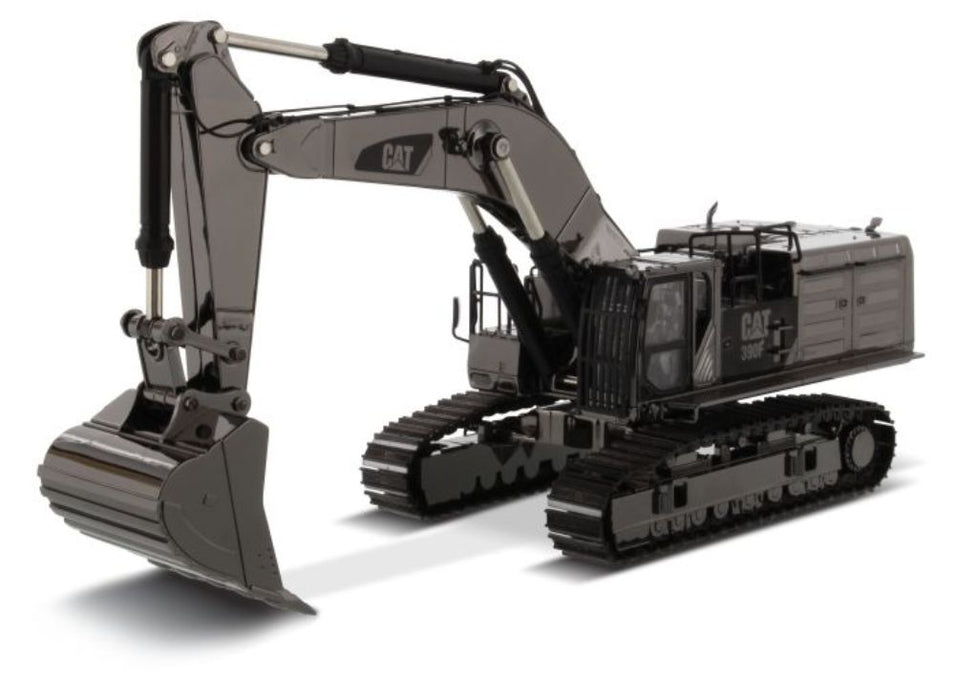 1:50 Cat® 390F L Hydraulic Excavator - Gunmetal Finish — Diecast
