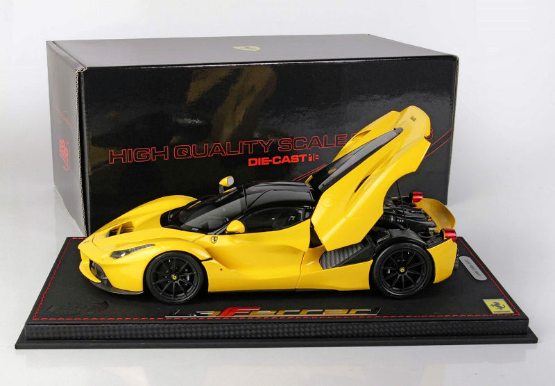 BBR Ferrari LaFerrari - Yellow Modena • DiecastSociety.com