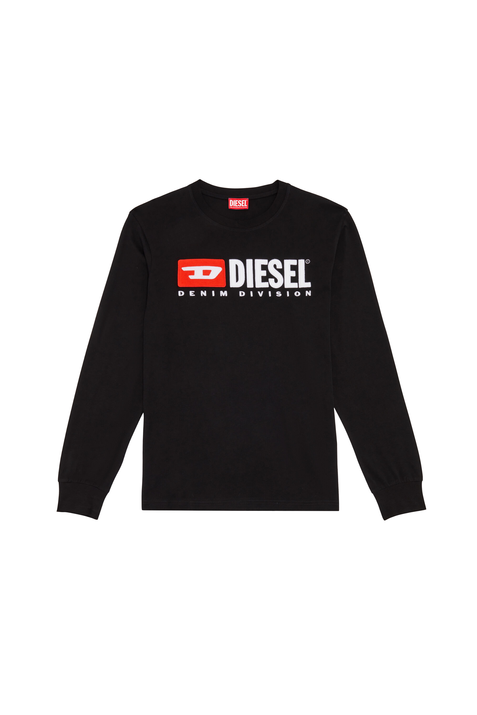 T-JUST-LS-DIV Man: Long-sleeve T-shirt with embroidery | Diesel