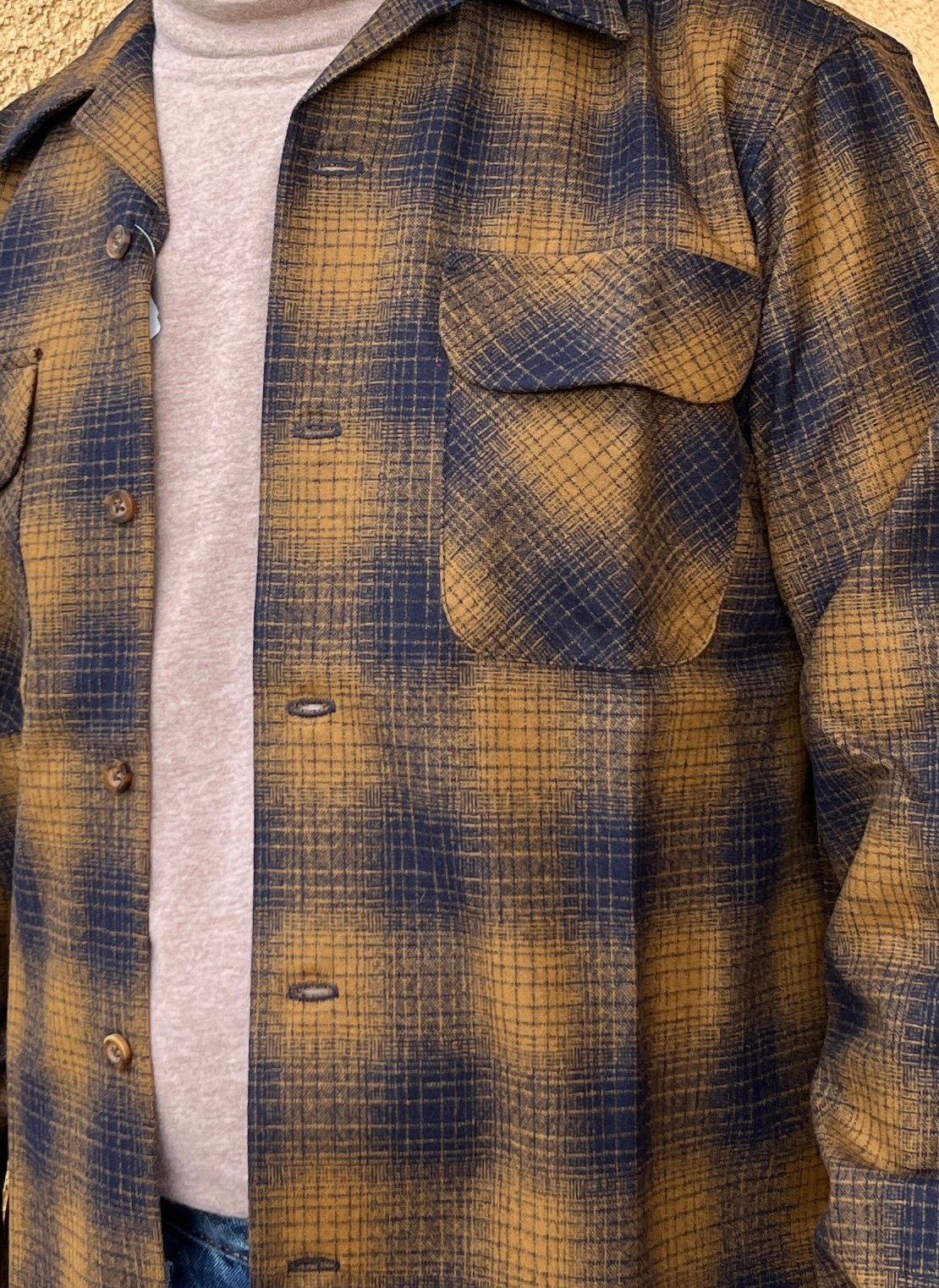 Pendleton Blue/Yellow Board Shirt -