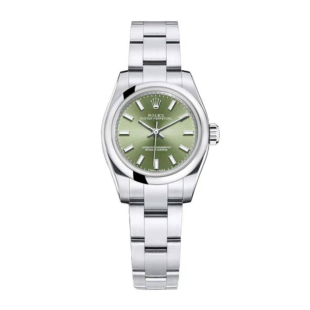 Rolex Oyster Perpetual 176200-0014 | Olive Green Dial Oyster