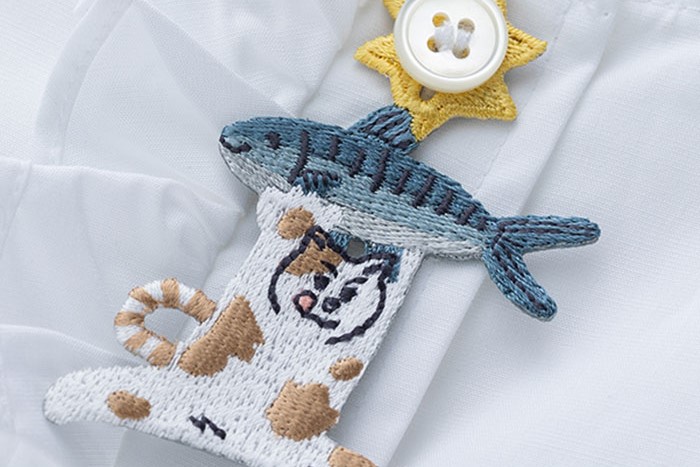 ボタンにつけるアクセサリーの新作登場！ 台南のイラストレーターと